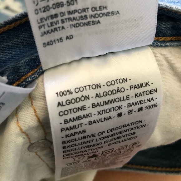 Levis high rise jeans - Picture 4 of 4